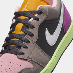 Air Jordan 1 Low SE Tokyo Bio Hack Mens Lifestyle Shoes (Oil Grey/Cave Stone/Arctic Punch/White)