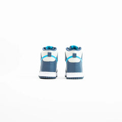 Kids Nike Dunk High GS Light Bone Blue Lightning Teal Green White Sneaker Shoe Trainer