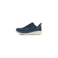 Hoka Clifton 9 Navy Blue White Yellow 1127895 Sneaker Shoe Trainer