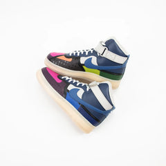 Nike Air Force 1 High '07 PRM Thunder Blue Mystic Navy White Beige Pink Purple Green Orange FB8875-003 Sneaker Shoe Trainer