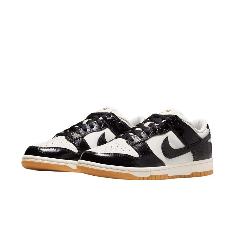 Wmns Nike Dunk Low LX Phantom Black White Beige FJ2260-003 Sneaker Shoe Trainer