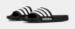 Adidas Adilette Cloudfoam Black White Mule Slide Sandal Slippers