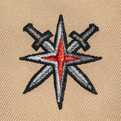 New Era 59Fifty Vegas Golden Knights Logo Patch Hat - Tan, Cardinal