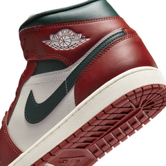 Air Jordan 1 Mid (Sail/Midnight Green)