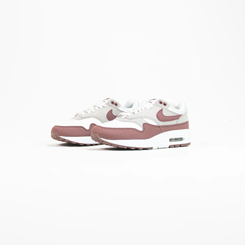 Wmns Nike Air Max 1 Summit White Smokey Mauve Grey Pink DZ2628-104 Sneaker Shoe Trainer