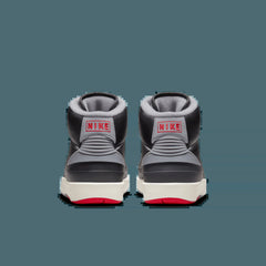 YOUTH AIR JORDAN 2 RETRO "BLACK CEMENT GREY"