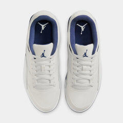 Flight Court Mens Basketball Shoes (Neutral Grey/Midnight Navy/White)