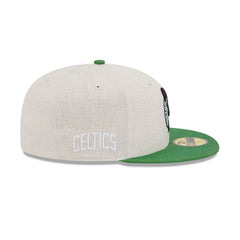 Boston Celtics Linen 59FIFTY Fitted Hat
