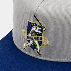 Los Angeles Dodgers Shohei Ohtani 950AF Snapback Mens Hat (Gray/Dodger Blue)