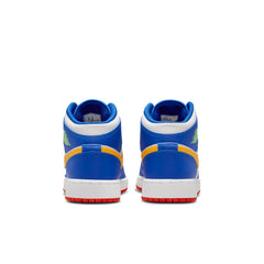 Air Jordan 1 Mid BG (Racer Blue/Speed Red/Gold)
