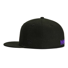 New Era 59Fifty Sacramento Kings 40Th Anniversary Patch Hat - Black
