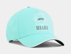 Scuderia Ferrari Miami Baseball Cap Mens Hat (Blue)