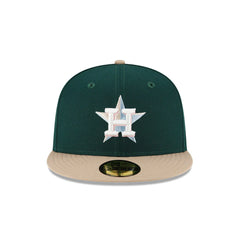 New Era 59Fifty Houston Astros Hat - Green, Tan