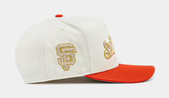 San Francisco Giants Chrome 950AF Snapback Mens Hat (Orange/White)