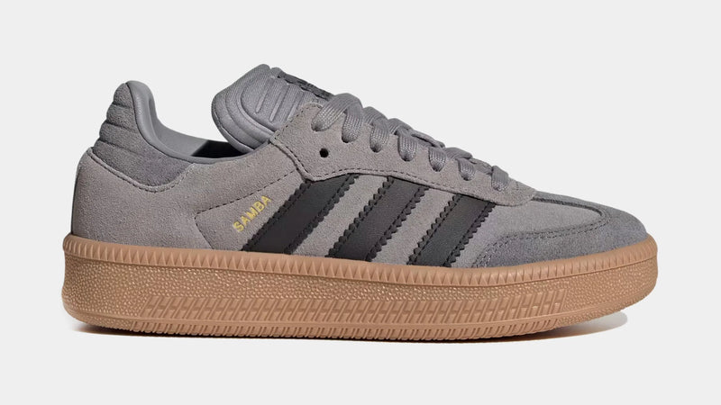 Samba XLG Grade School Lifestyle Shoes (Grey Three/Core Black/Gum)