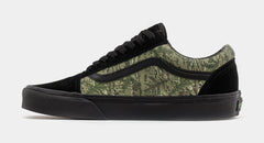 Old Skool Camo Mens Skate Shoes (Black/Green)
