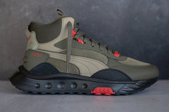 Mens Puma Wild Rider Mid WS (Grape Leaf)