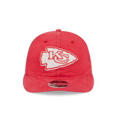 Kansas City Chiefs Canvas Felt Retro Crown 9FIFTY Strapback Hat