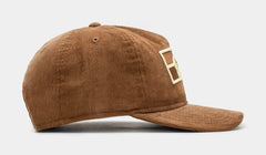 Seattle Seahawks Golfer Snapback Mens Hat (Brown/White)