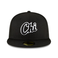 Chicago White Sox New Era LIGATURE 59FIFTY Fitted MLB Hat - Black