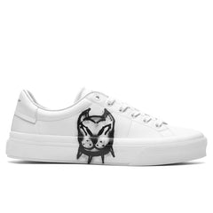 City Sport Lace up Sneaker - White/Black