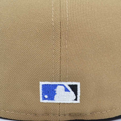 New York Mets 40Th Anniversary SHEA STADIUM Exclusive New Era 59Fifty Fitted Hat - Khaki/Black