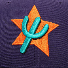 New Era 59Fifty Phoenix Suns Logo Patch Alternate City Edition Hat - Purple, Black