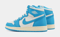 Air Jordan 1 Retro High OG UNC Reimagined Grade School Lifestyle Shoes (Dark Powder Blue/Dark Powder Blue/Sail)