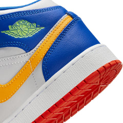 Air Jordan 1 Mid BG (Racer Blue/Speed Red/Gold)