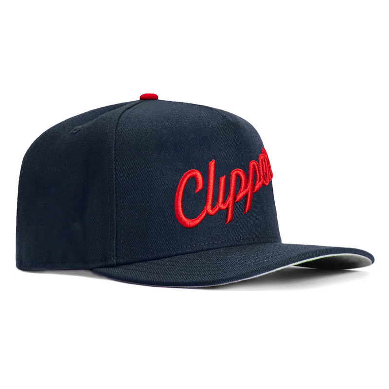 New Era 9Seventy Los Angeles Clippers Script Stretch-Snapback Hat - Navy