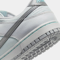 Dunk Low Mens Lifestyle Shoes (Summit White/Glacier Ice/Vast Grey/Metallic Silver)