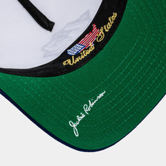 MLB Brooklyn Dodgers 42 Jackie Robinson 950AF Snapback Mens Hat (White/Blue)