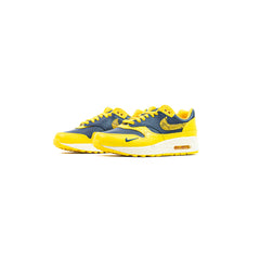 WMNS Nike Air Max 1 PRM Midnight Navy Varsity Maize Bright Yellow White Sneaker Shoe Trainer