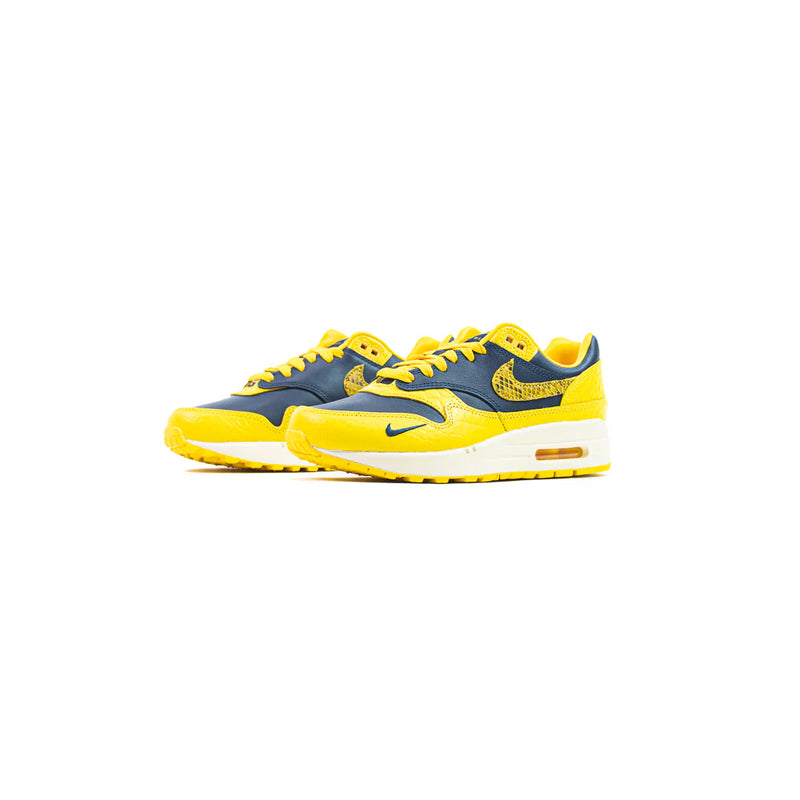 WMNS Nike Air Max 1 PRM Midnight Navy Varsity Maize Bright Yellow White Sneaker Shoe Trainer