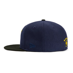 New Era 59Fifty Nashville Predators 10Th Anniversary Patch Logo Hat - Light Navy, Black