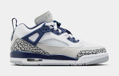Spizike Low Grade School Lifestyle Shoes (White/Neutral Grey/Anthracite/Midnight Navy)