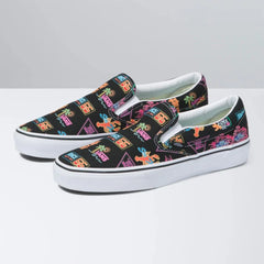 Vans Classic Slip-On (Vans Market/Black/Neon)