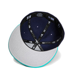 New Era 59Fifty New York Islanders 25Th Anniversary Patch Hat - Light Navy, Teal