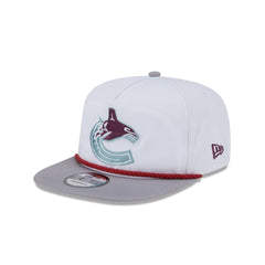 Vancouver Canucks Optic White Golfer Hat