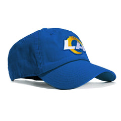 47 Brand LA Rams Royal Blue White Yellow 47: 4Seven Patch Snapback Cap Hat