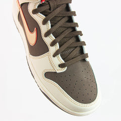 Nike Dunk Hi Retro SE Baroque Brown Sesame White Beige Red FB8892-200 Sneaker Shoe Trainer