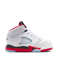 Jordan 5 Retro 'Fire Red' (TD) - White/Fire Red