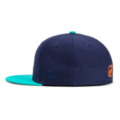 New Era 59Fifty New York Islanders 25Th Anniversary Patch Hat - Light Navy, Teal