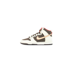 Nike Dunk Hi Retro SE Baroque Brown Sesame White Beige Red FB8892-200 Sneaker Shoe Trainer