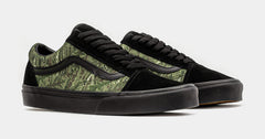 Old Skool Camo Mens Skate Shoes (Black/Green)