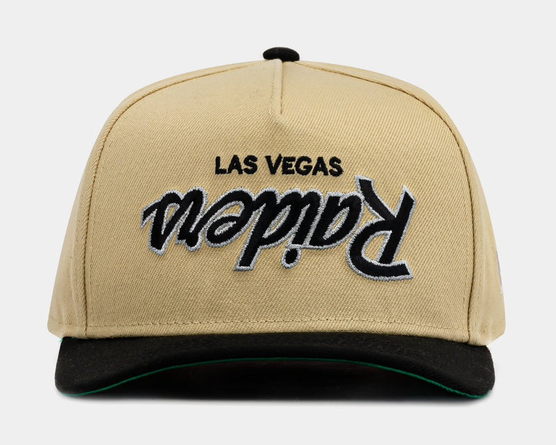 Las Vegas Raiders Gold 2 Tone 950AF Snapback Mens Hat (Gold/Black)