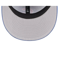 New Era 9Fifty Retro Crown Chicago Cubs Wrigley Field Patch Snapback Hat - Black, Royal