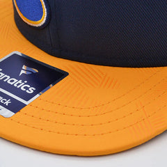 St.Louis Blues Fanatics NHL Visor Mark Snapback Adjustable Hat - Navy/Gold