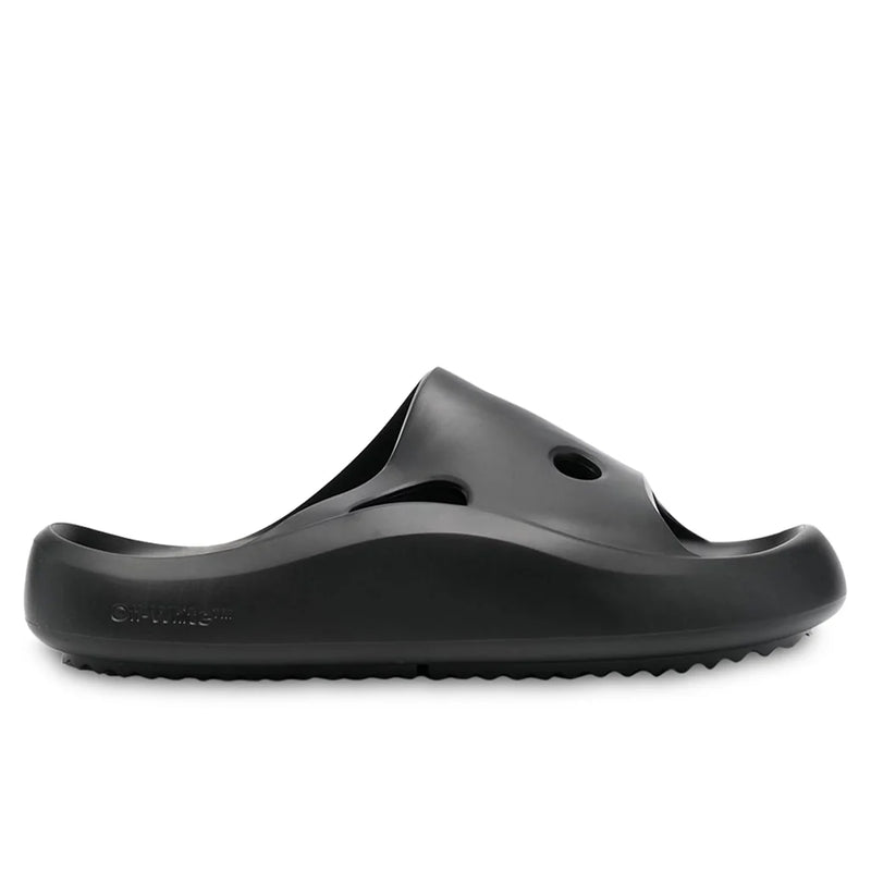 Meteor Rubber Slider - Black/Black