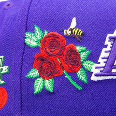 New Era Los Angeles Lakers Spring '21 59Fifty 5950 Patch Fitted Cap Hat